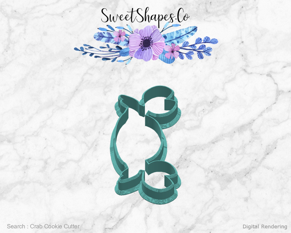Crab Cookie Cutter — right view
