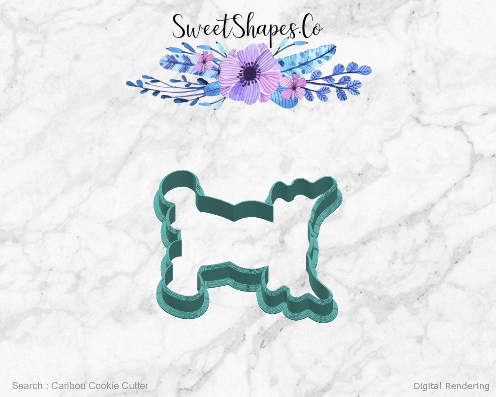 Caribou Cookie Cutter — right view