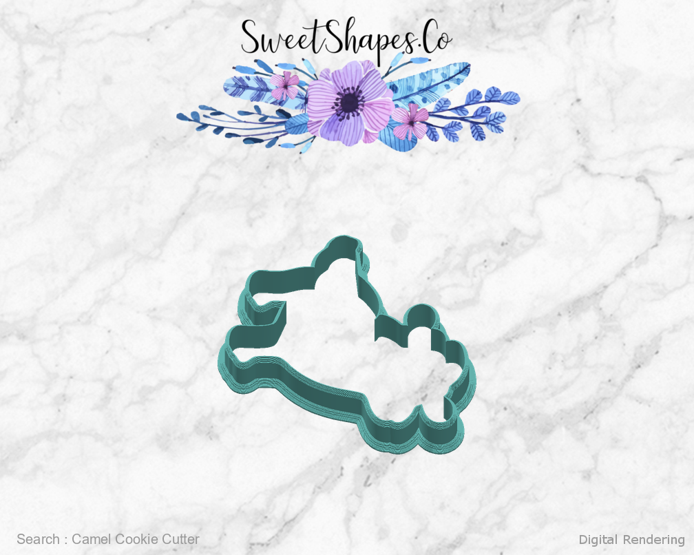 Camel Cookie Cutter — right view