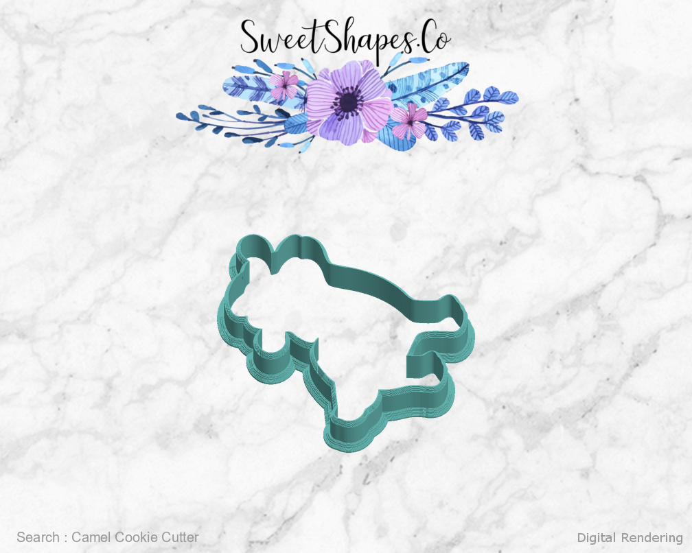Camel Cookie Cutter — left view
