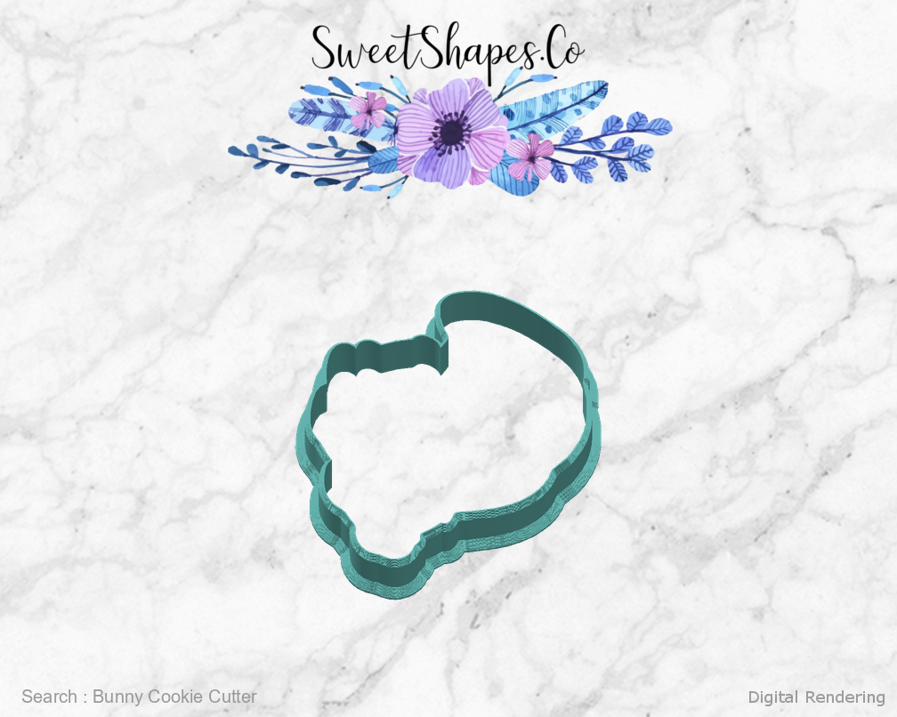 Bunny Cookie Cutter — right view