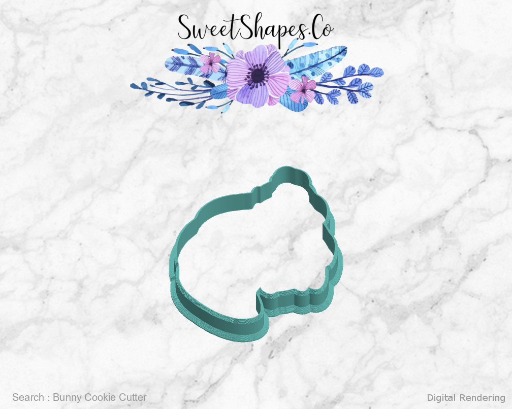 Bunny Cookie Cutter — left view