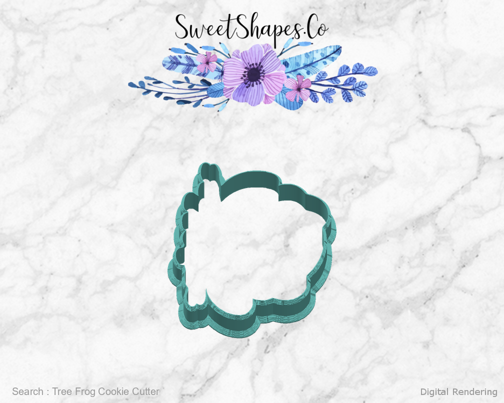 Tree Frog Cookie Cutter — right view