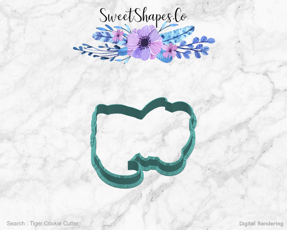 Tiger Cookie Cutter — right view