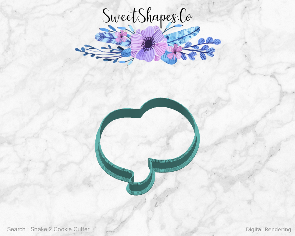 Snake 2 Cookie Cutter — right view