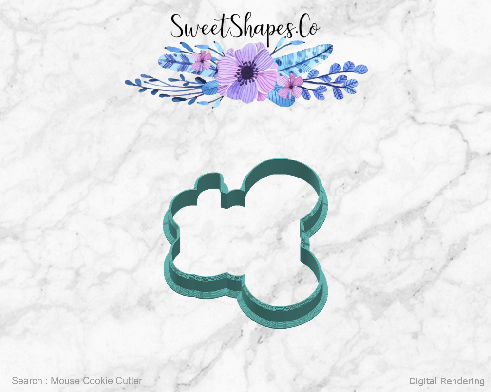 Mouse Cookie Cutter — right view
