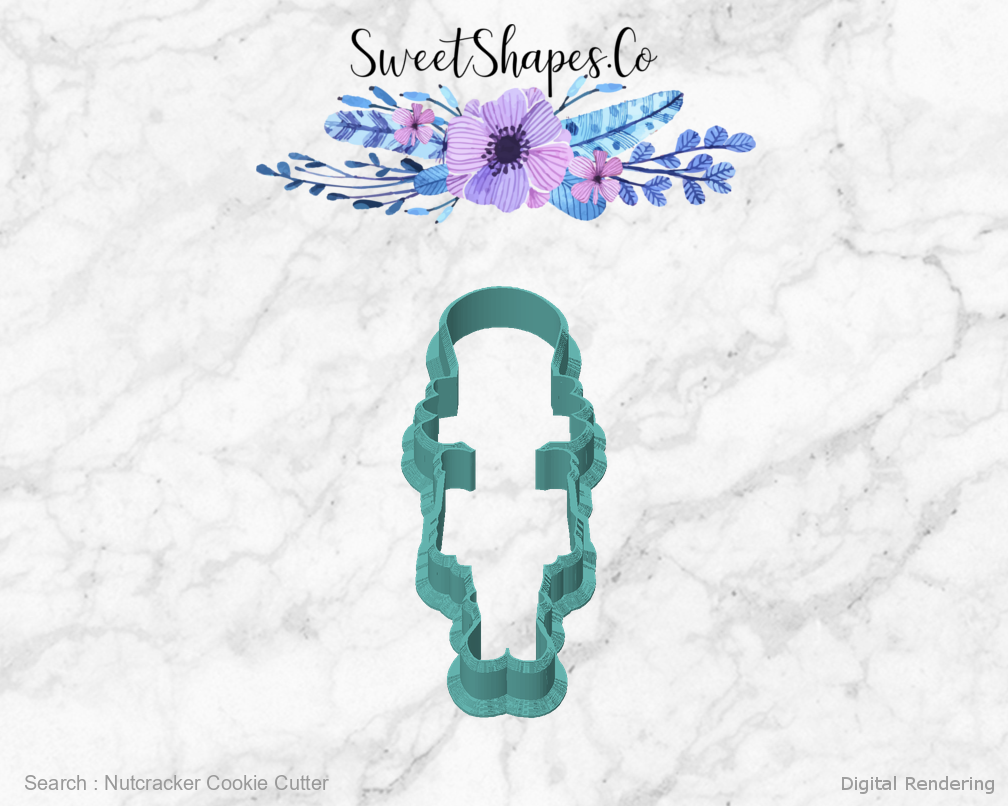 Nutcracker Cookie Cutter — front view