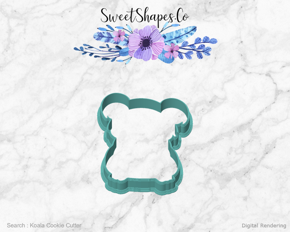 Koala Cookie Cutter — front view