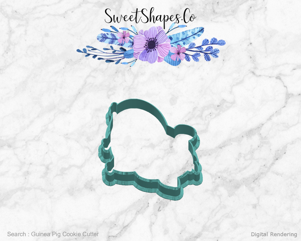Guinea Pig Cookie Cutter — right view