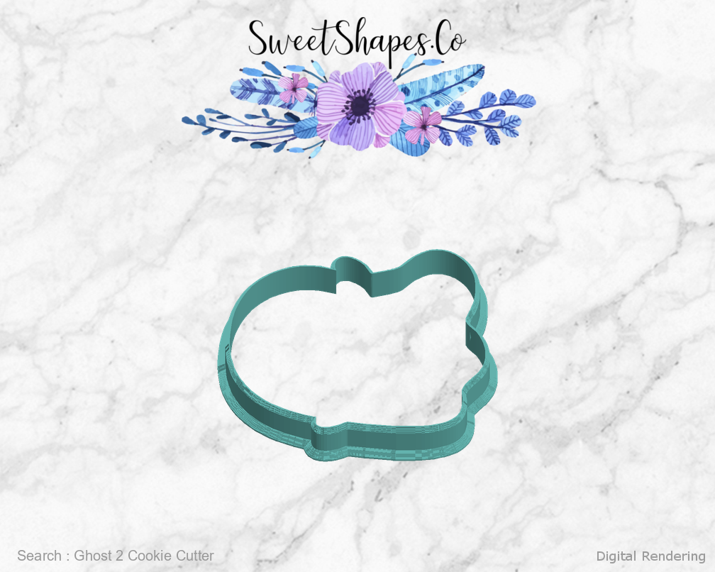 Ghost 2 Cookie Cutter — left view
