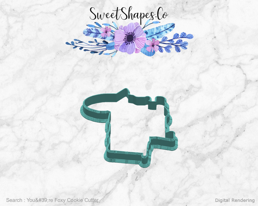 You're Foxy Cookie Cutter — right view