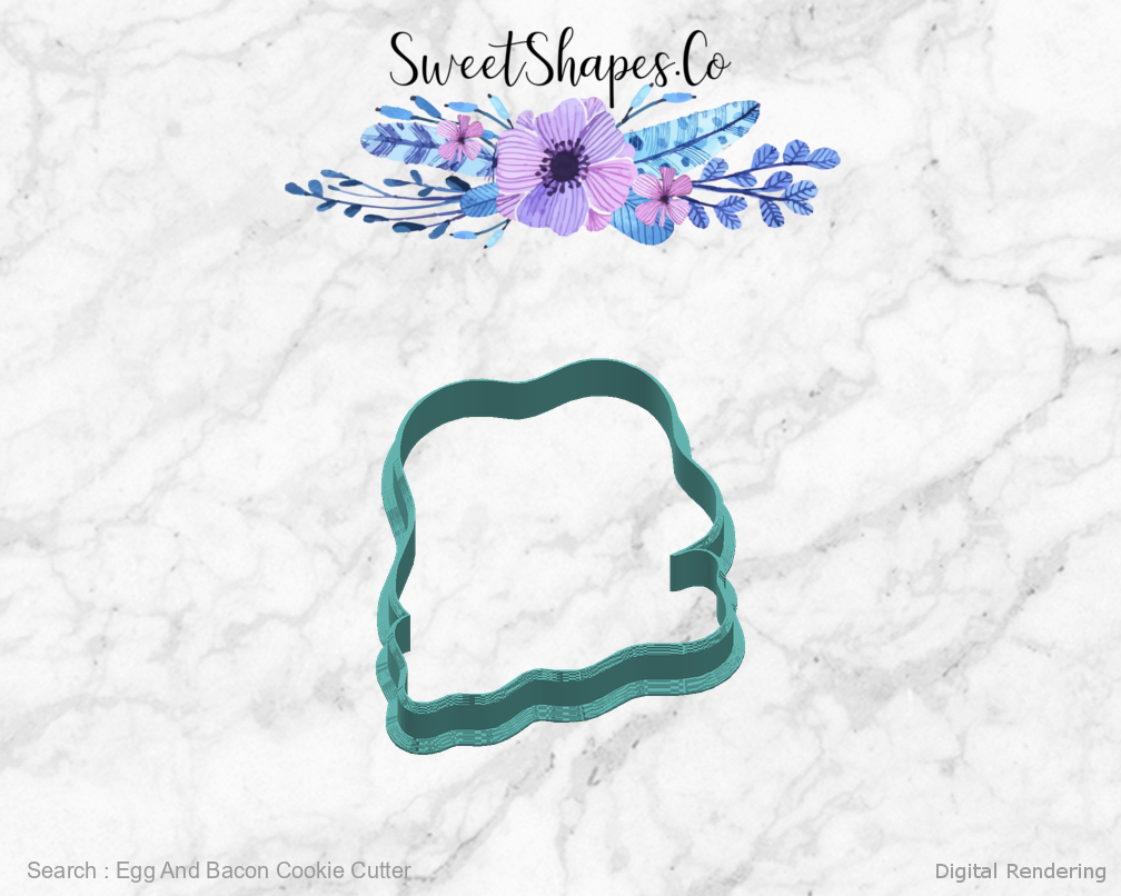Egg And Bacon Cookie Cutter — right view