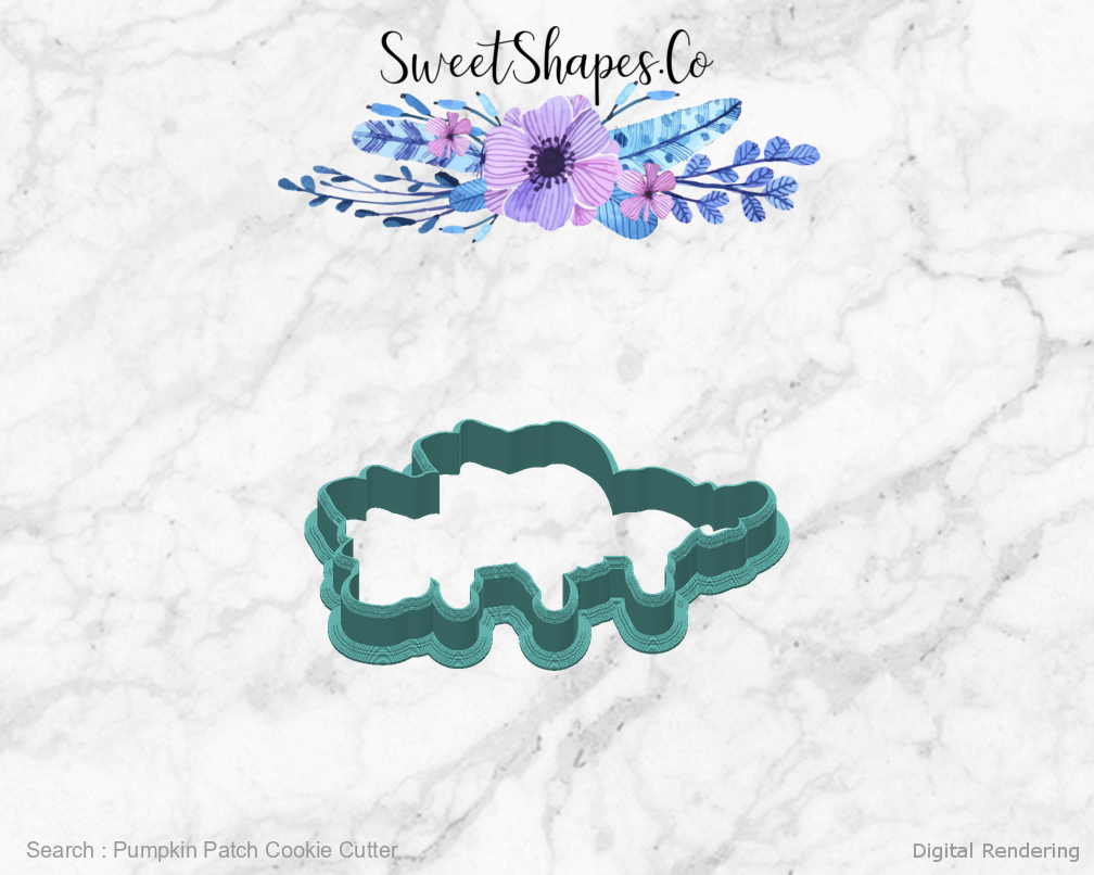Pumpkin Patch Cookie Cutter — back view