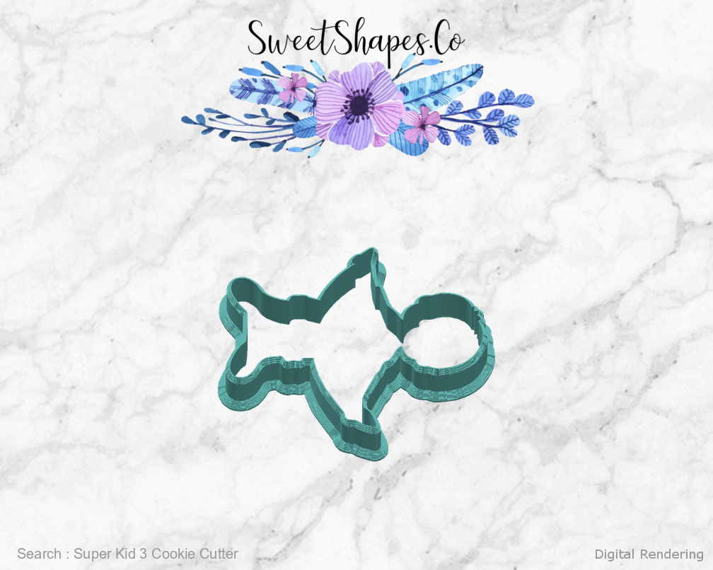 Super Kid 3 Cookie Cutter — right view