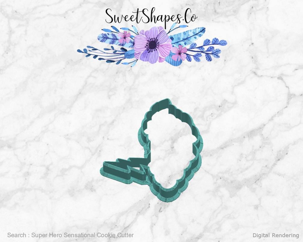 Super Hero Sensational Cookie Cutter — right view