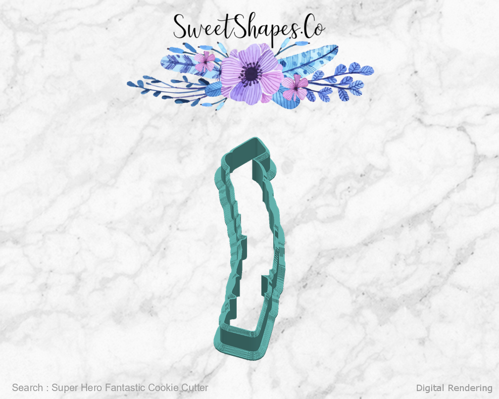 Super Hero Fantastic Cookie Cutter — right view