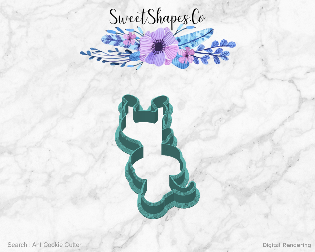 Ant Cookie Cutter — back view