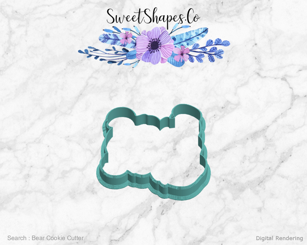 Bear Cookie Cutter — left view