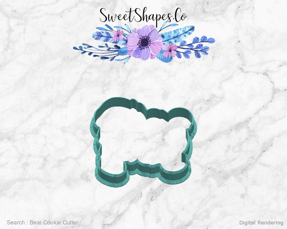 Bear Cookie Cutter — right view