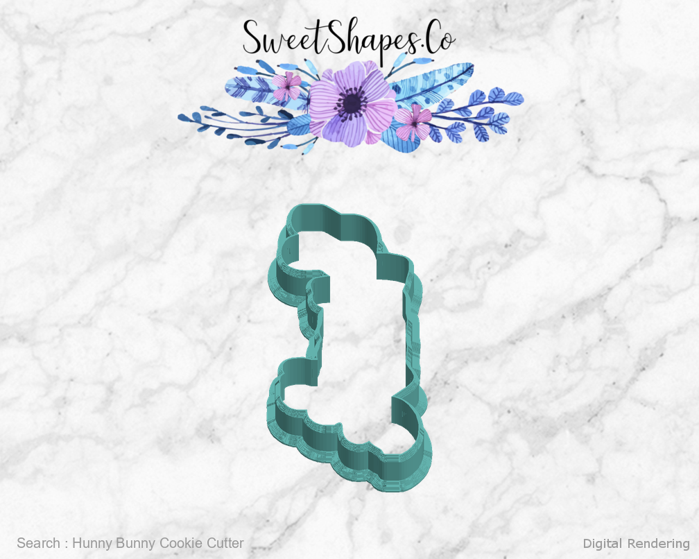 Hunny Bunny Cookie Cutter — left view