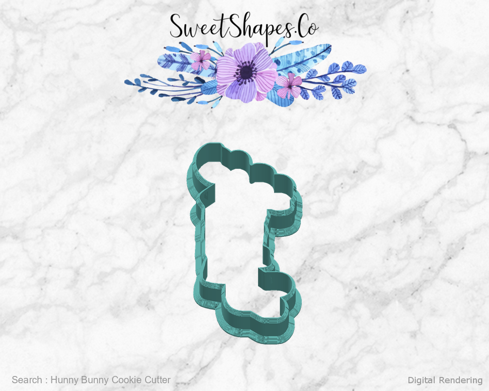 Hunny Bunny Cookie Cutter — right view