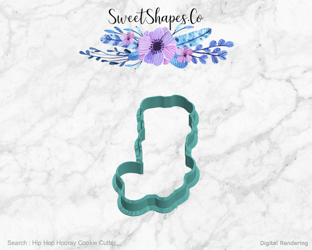 Hip Hop Hooray Cookie Cutter — left view