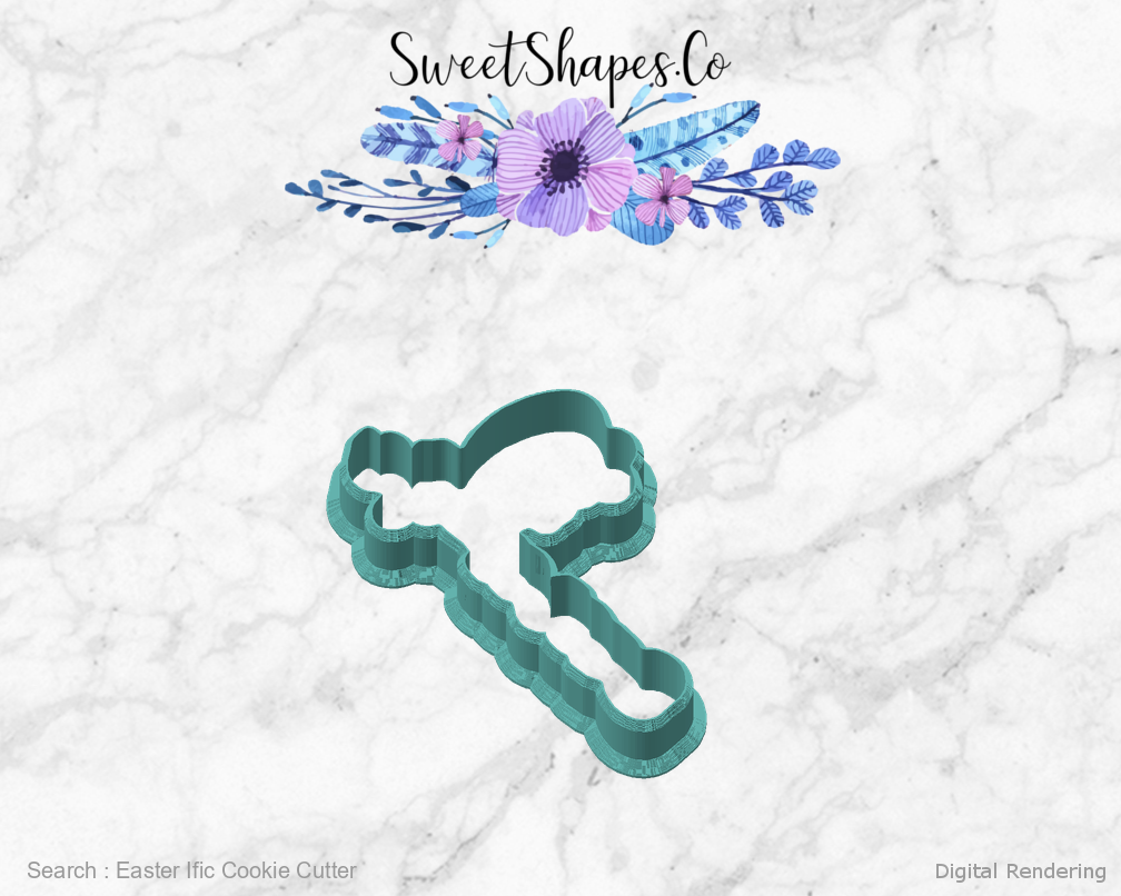 Easter Ific Cookie Cutter — angled front view