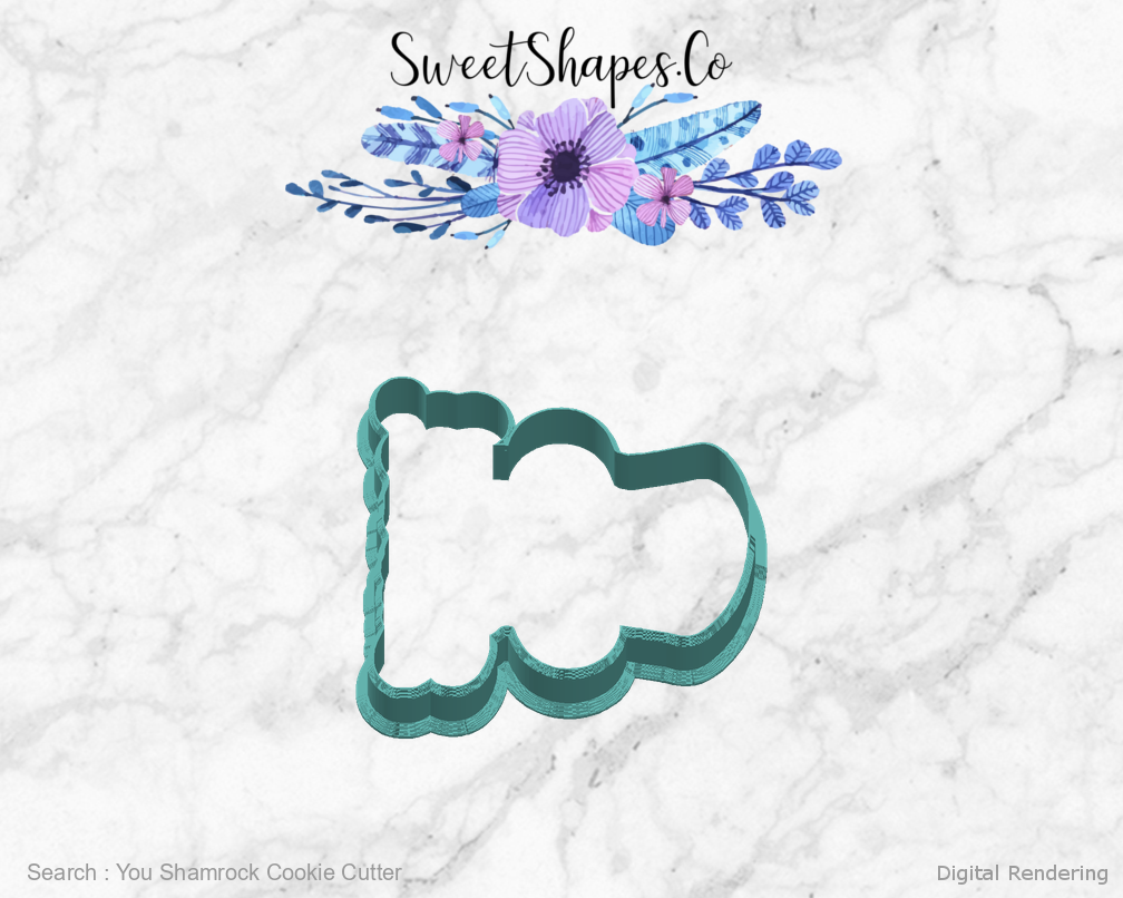 You Shamrock Cookie Cutter — right view