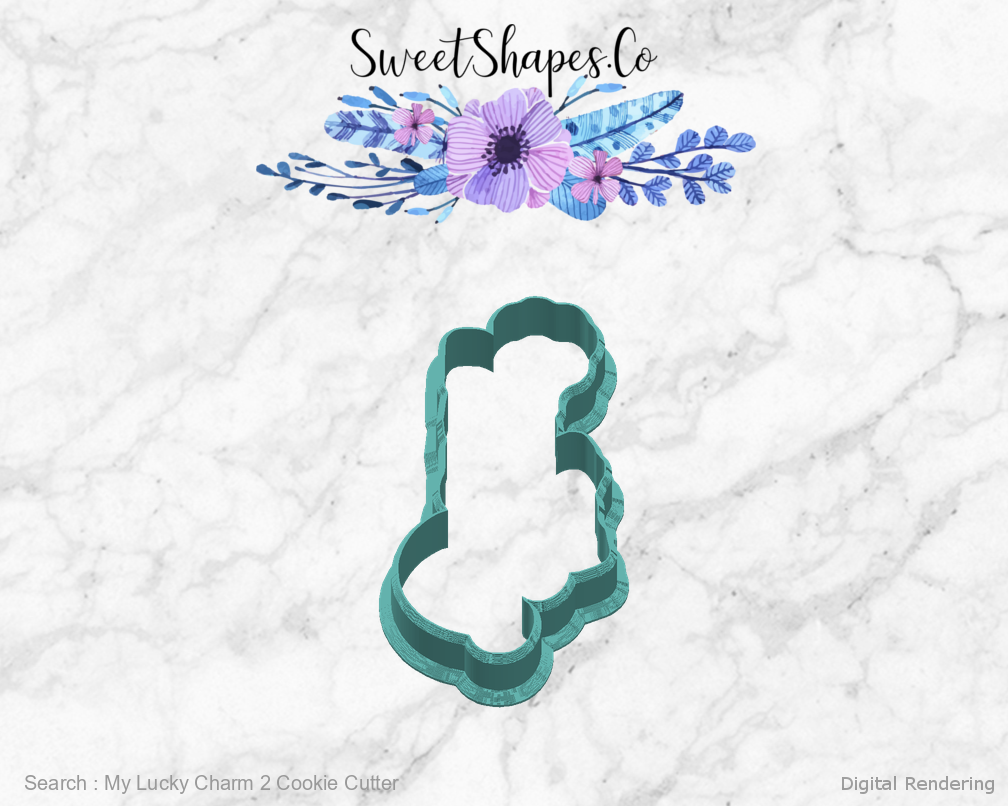 My Lucky Charm 2 Cookie Cutter — right view