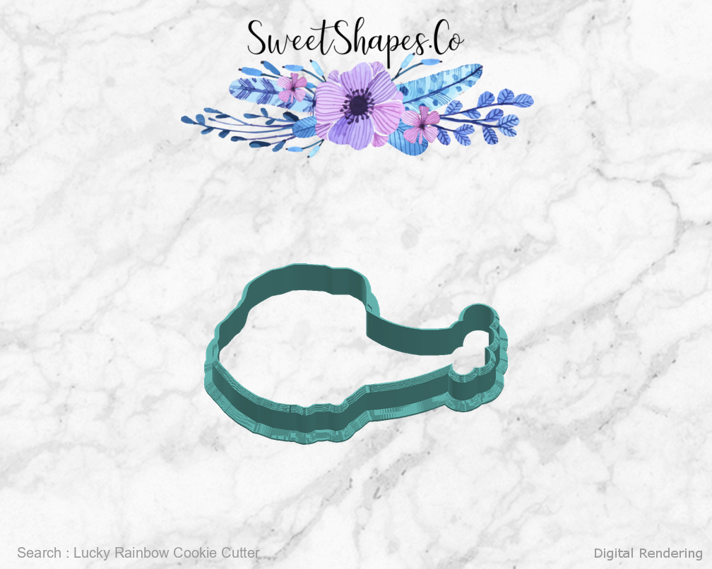 Lucky Rainbow Cookie Cutter — right view