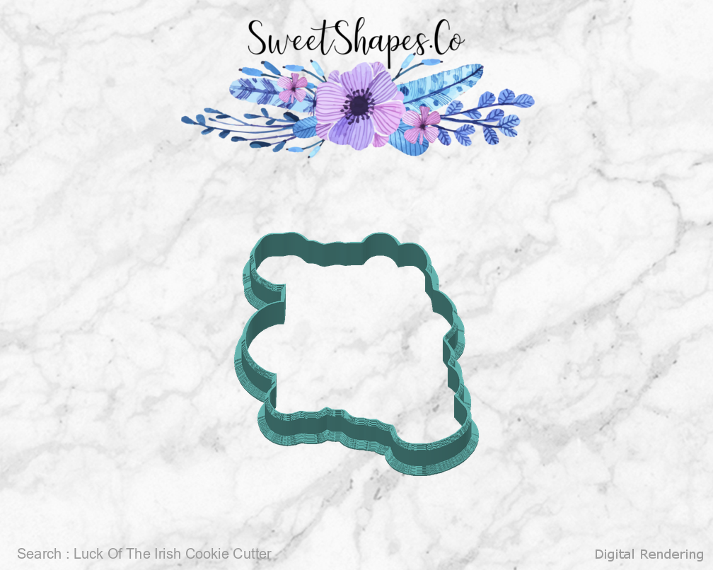 Luck Of The Irish Cookie Cutter — back view