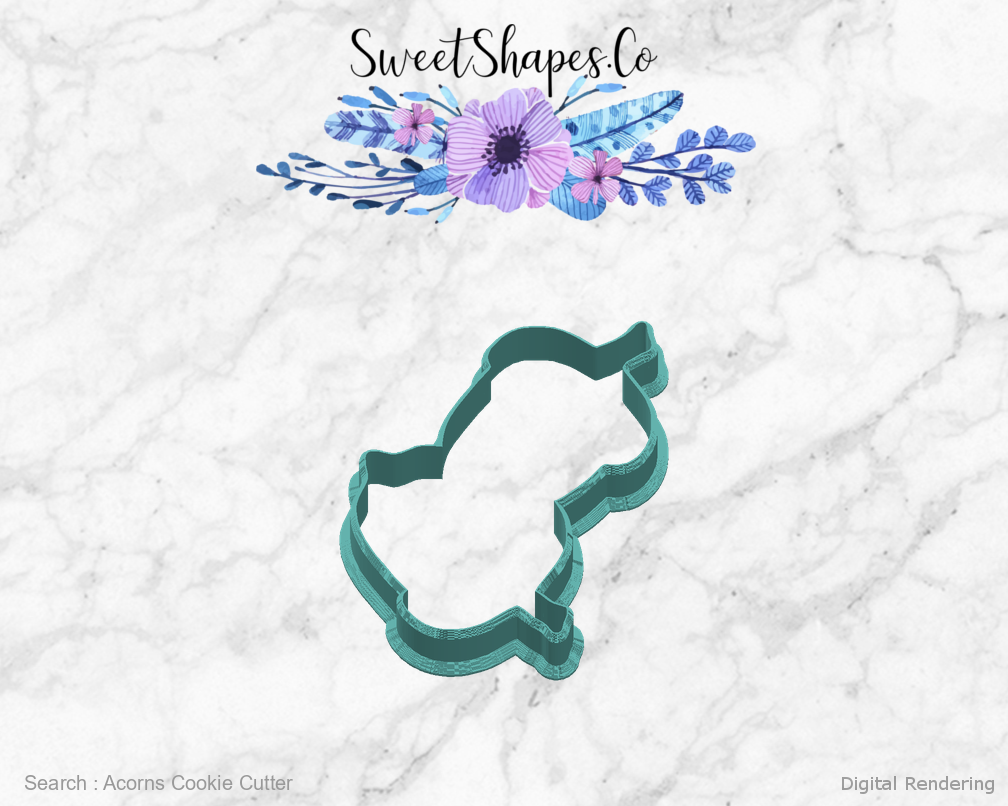 Acorns Cookie Cutter — right view