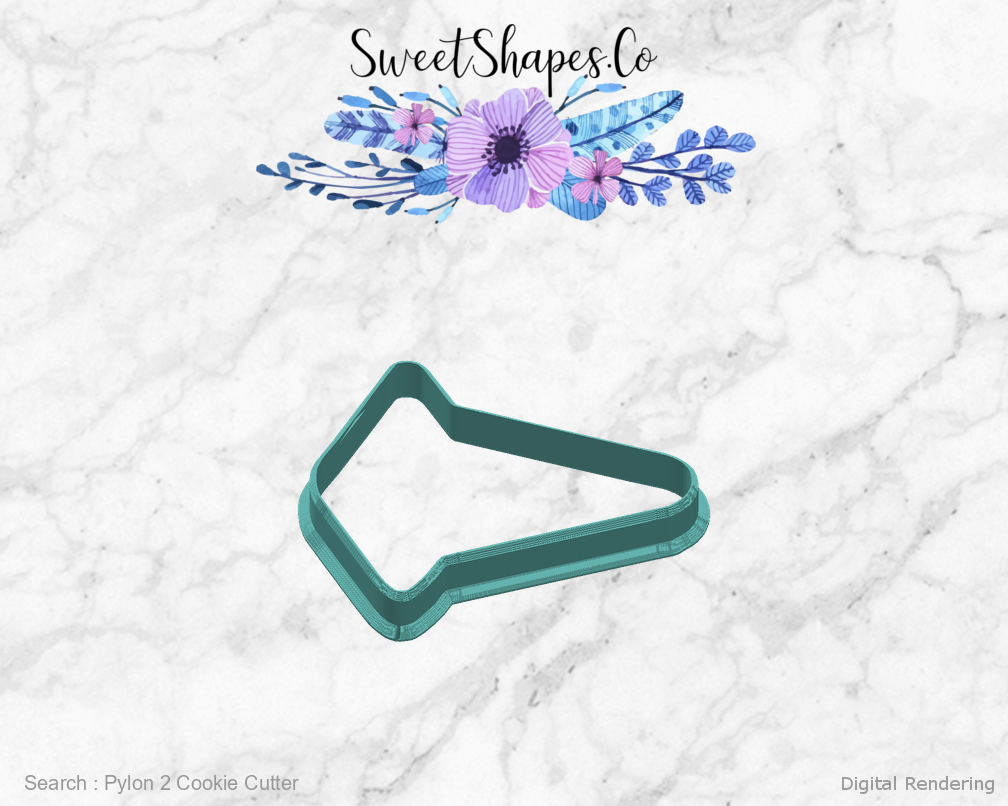 Pylon 2 Cookie Cutter — right view