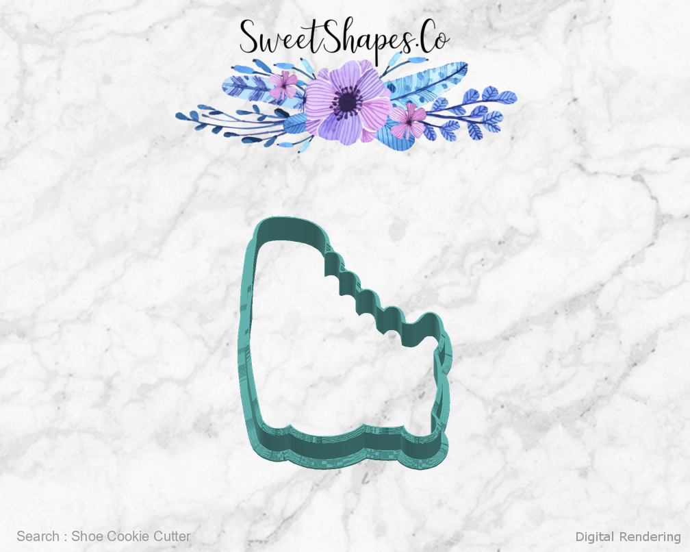 Shoe Cookie Cutter — right view