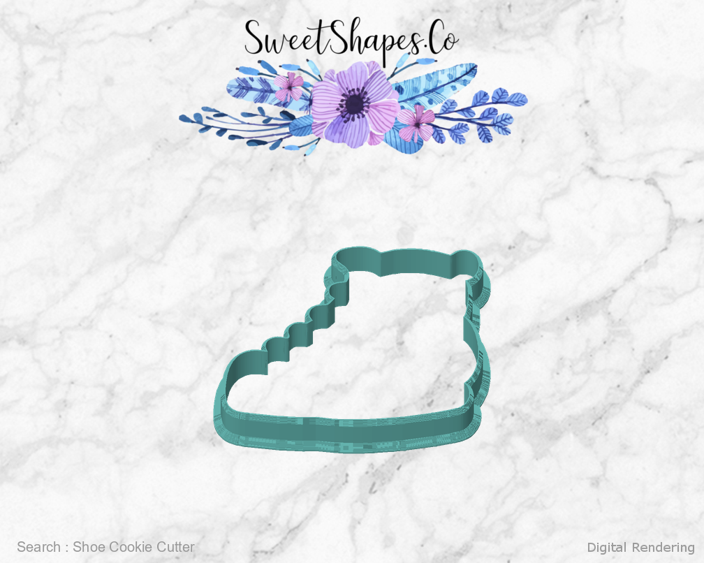 Shoe Cookie Cutter — front view