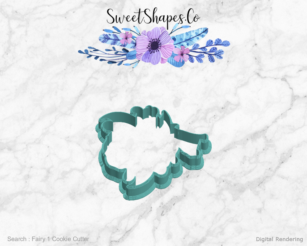 Fairy 1 Cookie Cutter — left view
