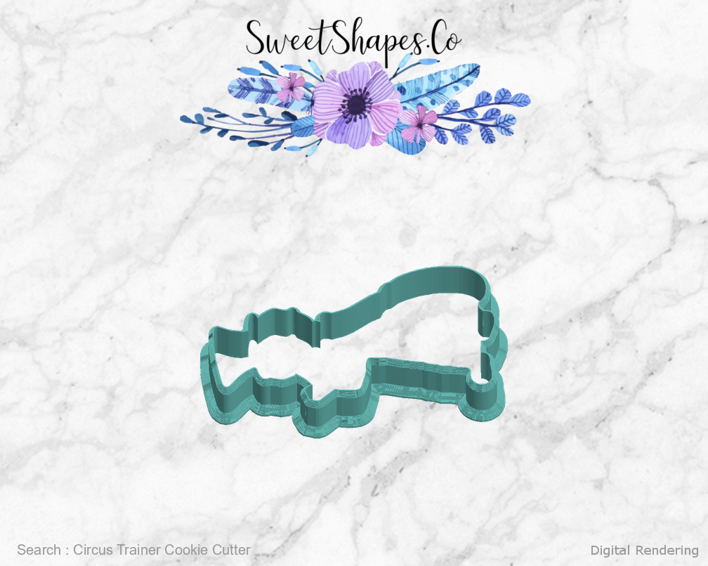 Circus Trainer Cookie Cutter — left view