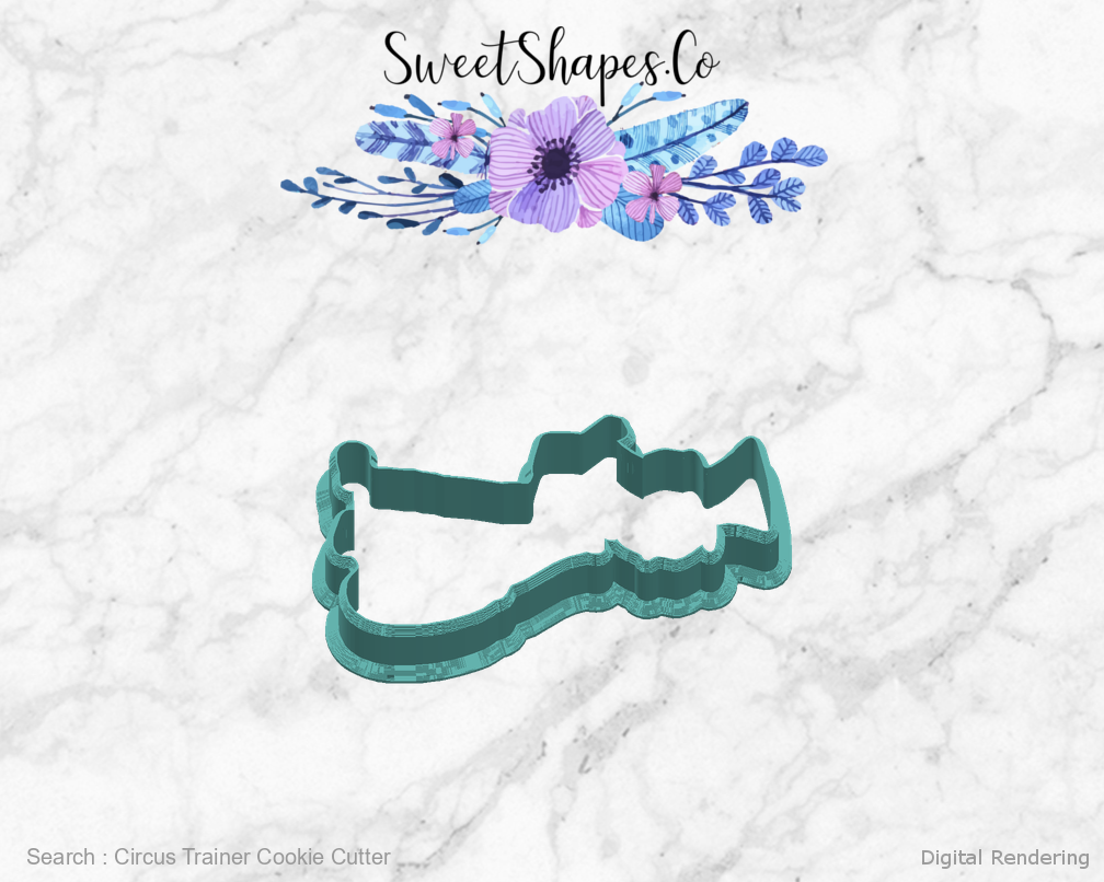 Circus Trainer Cookie Cutter — right view