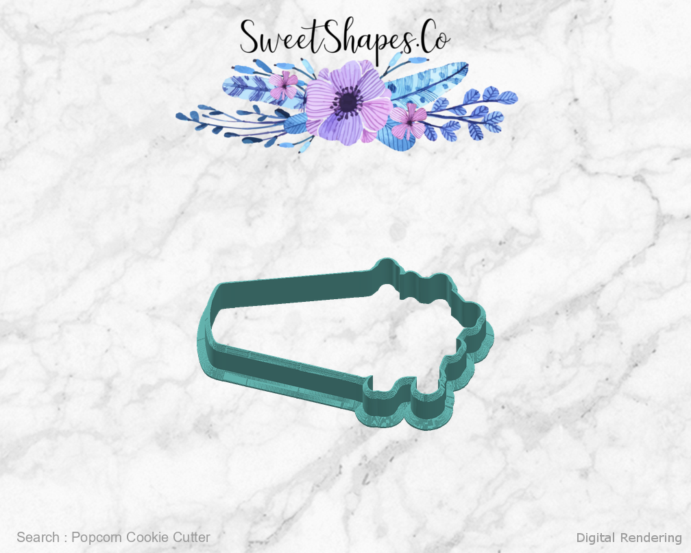 Popcorn Cookie Cutter — right view