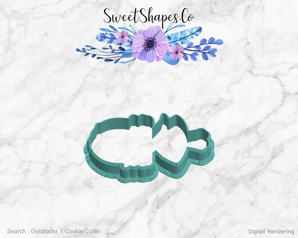 Goldilocks 1 Cookie Cutter — left view