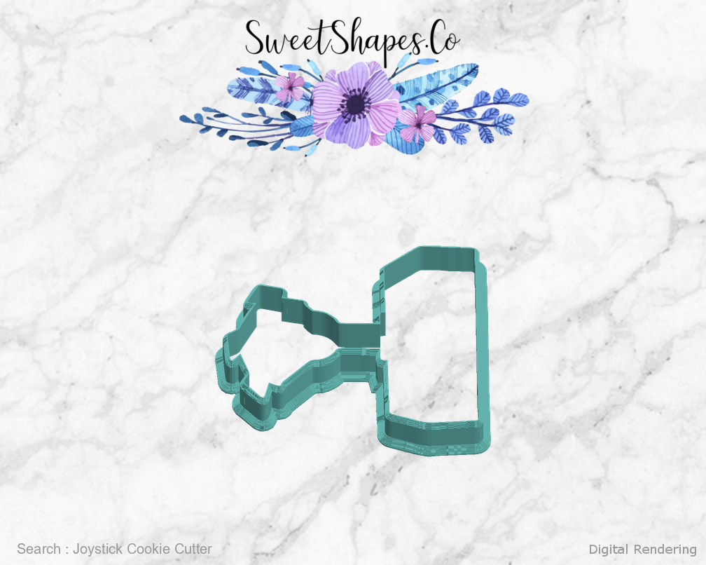 Joystick Cookie Cutter — left view