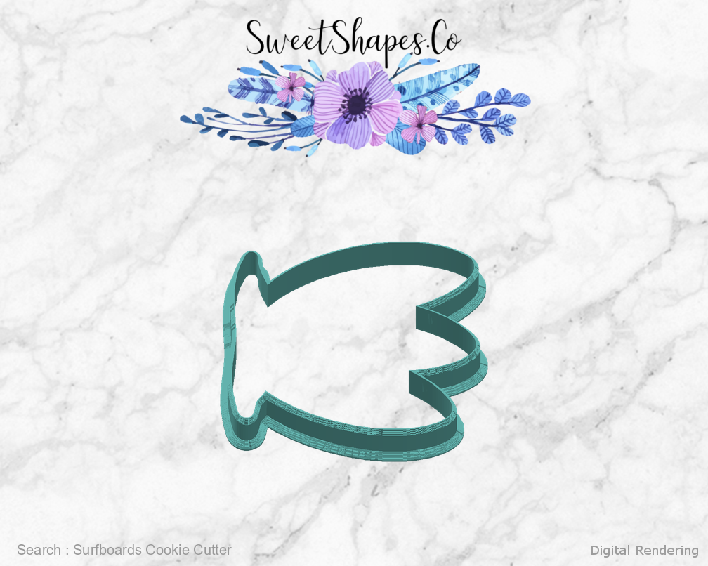 Surfboards Cookie Cutter — right view