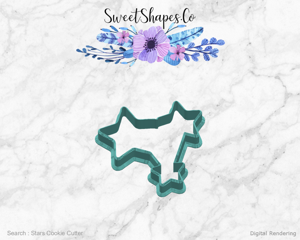 Stars Cookie Cutter — right view