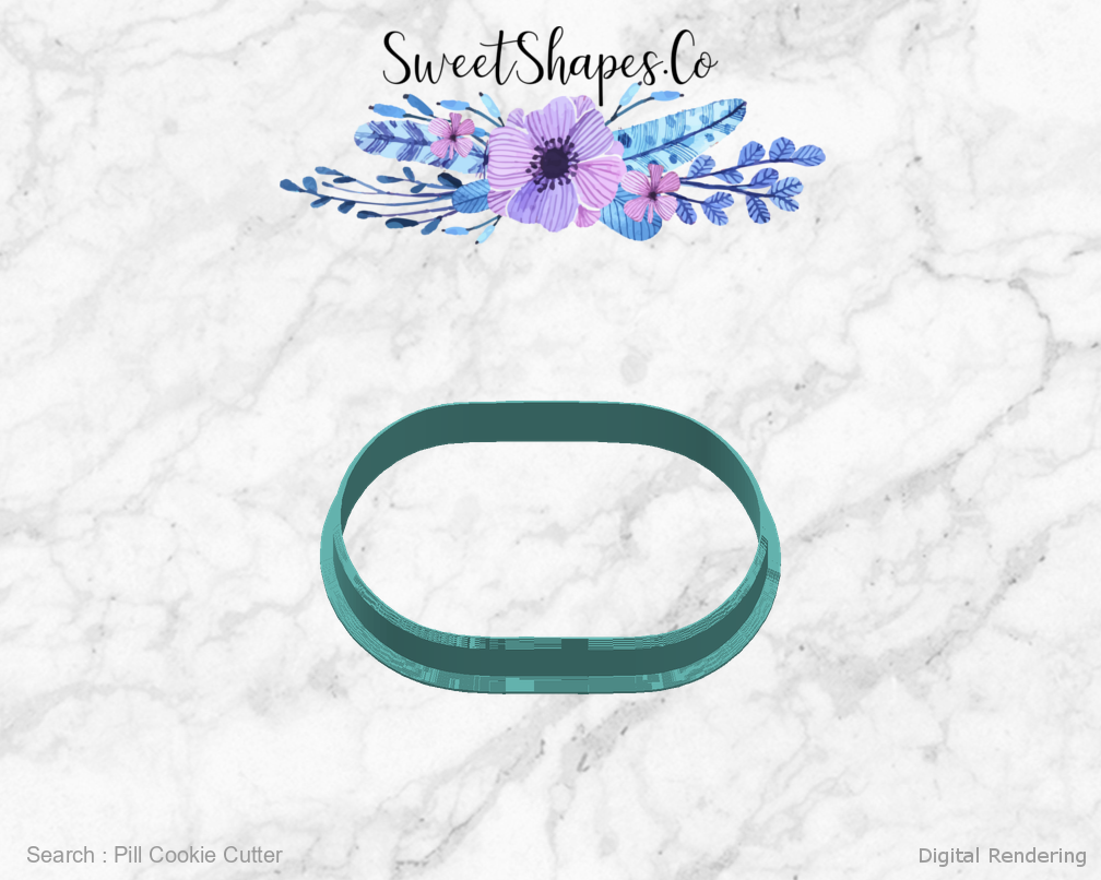 Pill Cookie Cutter — right view