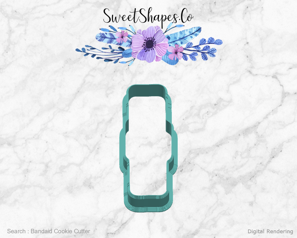 Bandaid Cookie Cutter — right view