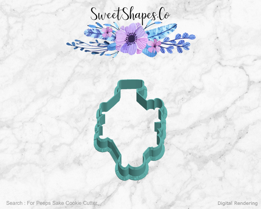 For Peeps Sake Cookie Cutter — left view