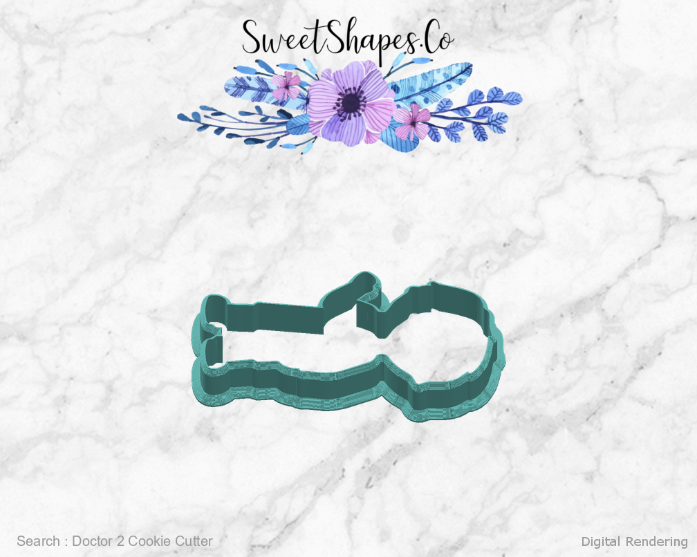 Doctor 2 Cookie Cutter — right view