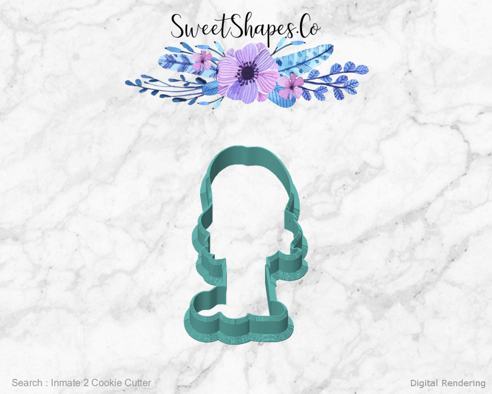 Inmate 2 Cookie Cutter — front view