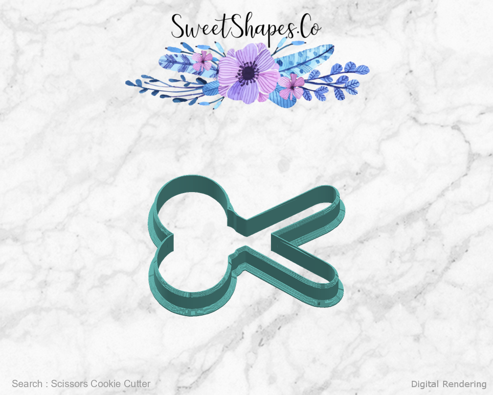 Scissors Cookie Cutter — right view