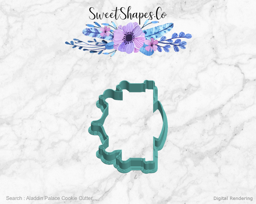 Aladdin Palace Cookie Cutter — left view